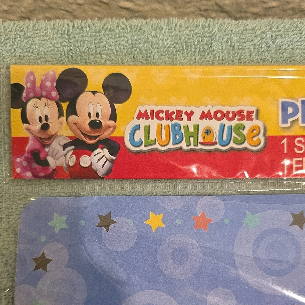 Disney Mickey and Minnie Blue Placemat